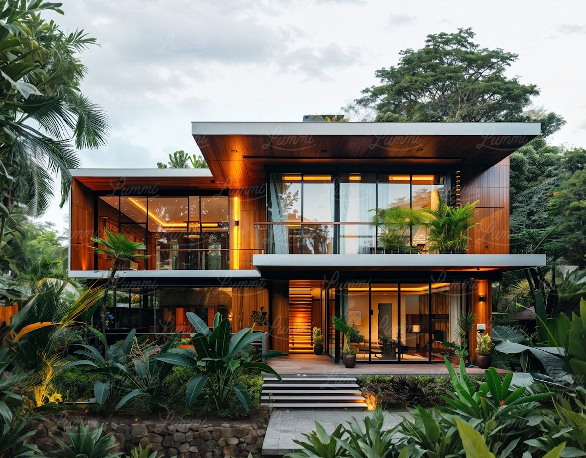 Modern Home on Cliff